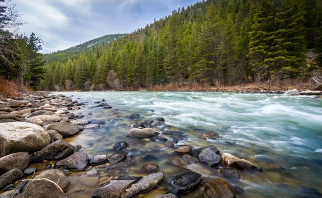 The 120-mile-long Gallatin River is one of three rivers that converge near Three Forks, Montana, to form the Missouri River. (Photo: Sarah Laird / 500px via Getty Images)