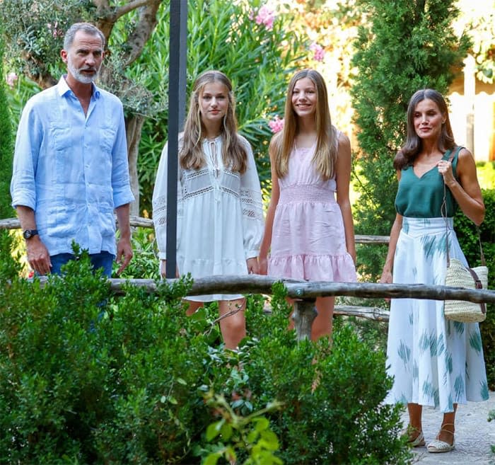 Reina Letizia y sus hijas