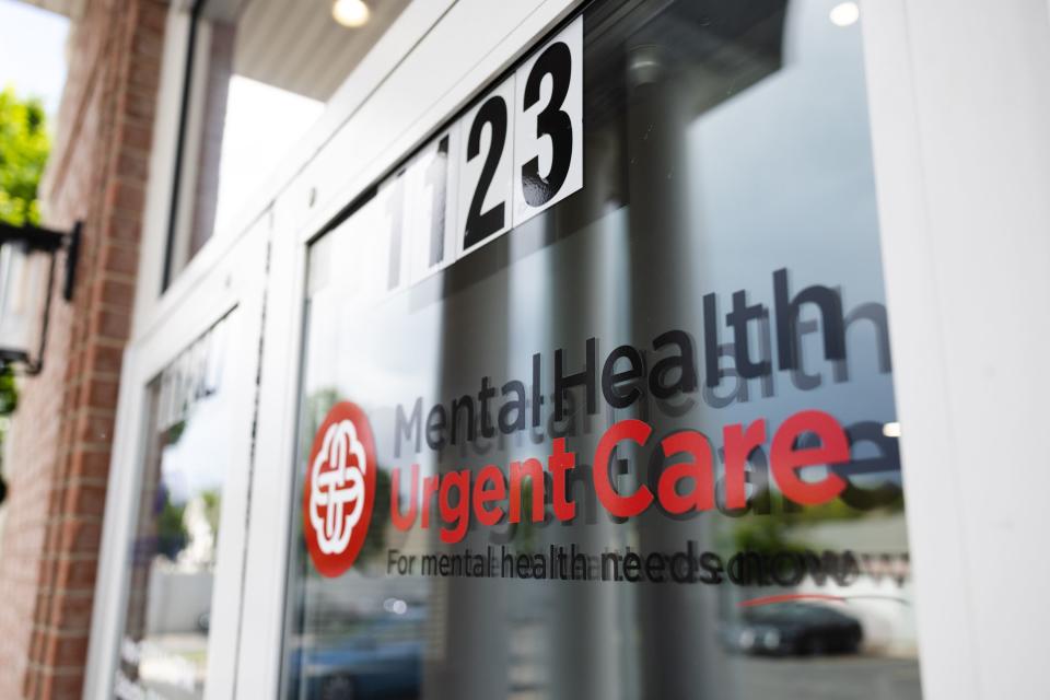 The door to the newly opened Mental Health Urgent Care clinic in Orem on Monday, June 5, 2023. | Ryan Sun, Deseret News
