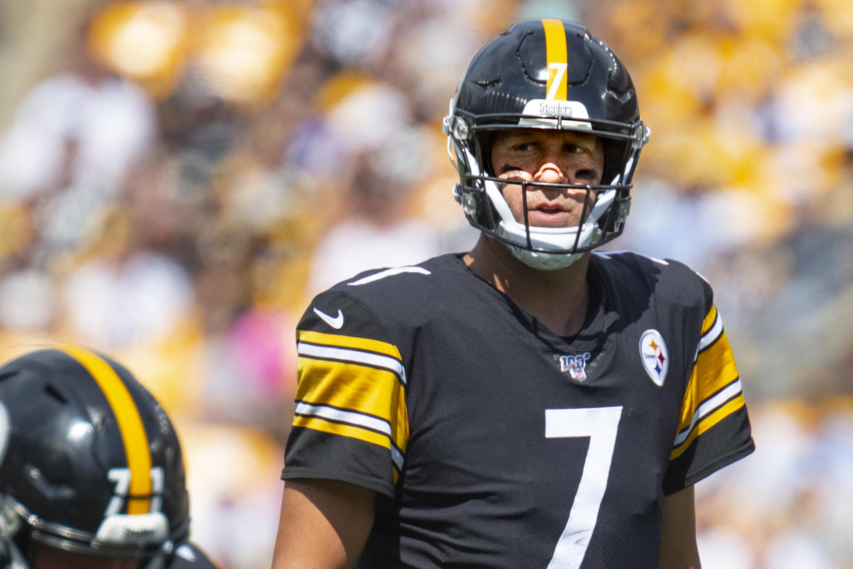 Ben Roethlisberger needs surgery on his injured elbow and is done for the season. (Photo by Shelley Lipton/Icon Sportswire via Getty Images)