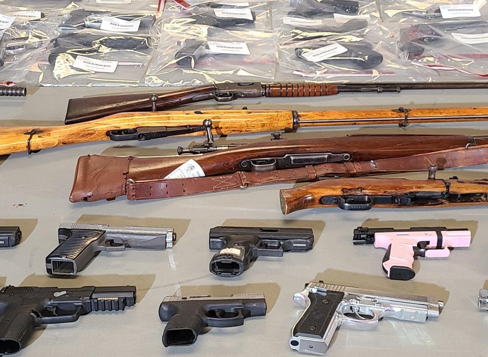 These weapons are among 1,500 guns Columbus police seized or recovered during the first half of 2022, according to Police Chief Elaine Bryant.