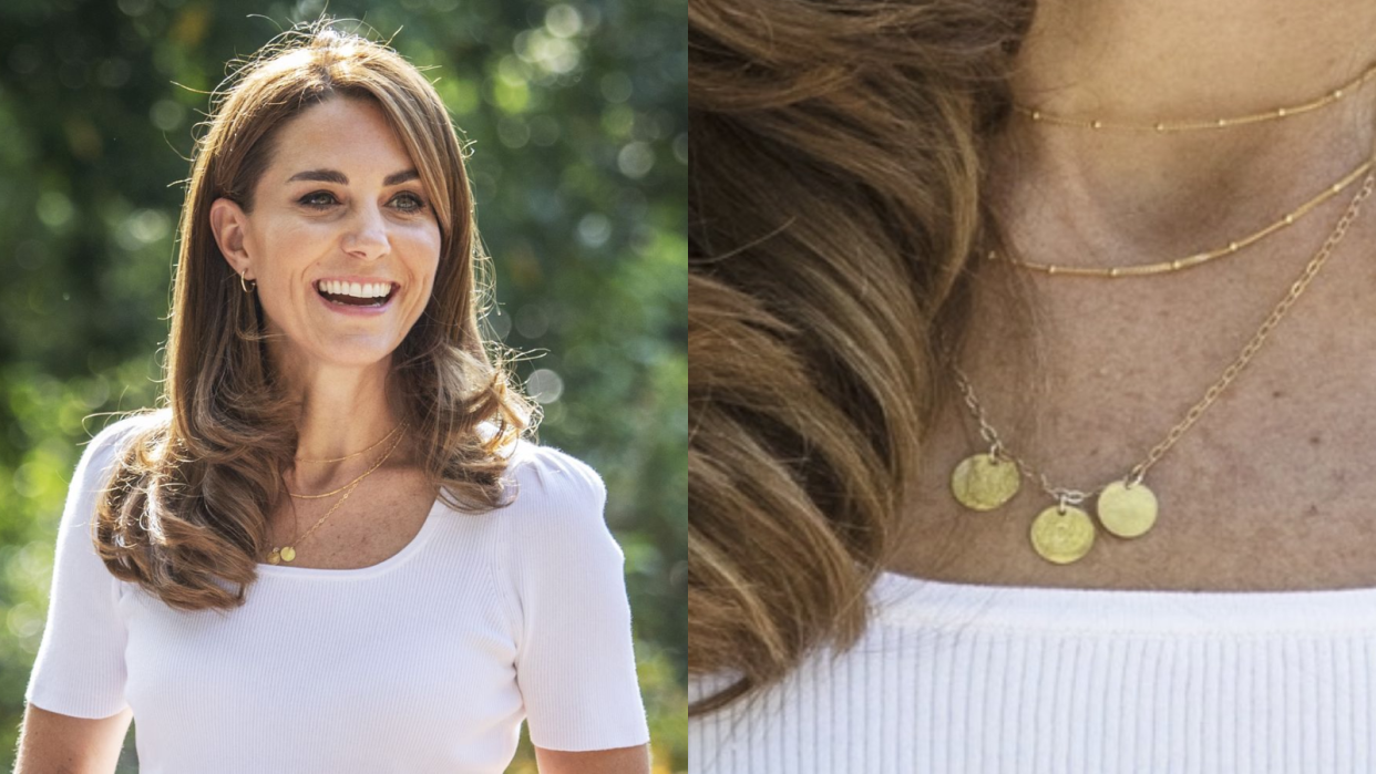 Where to buy Kate Middleton's monogram necklace