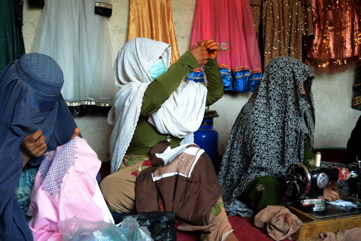 Des femmes à Kandahâr, en Afghanistan, le 21/05/2022 - Javed TANVEER