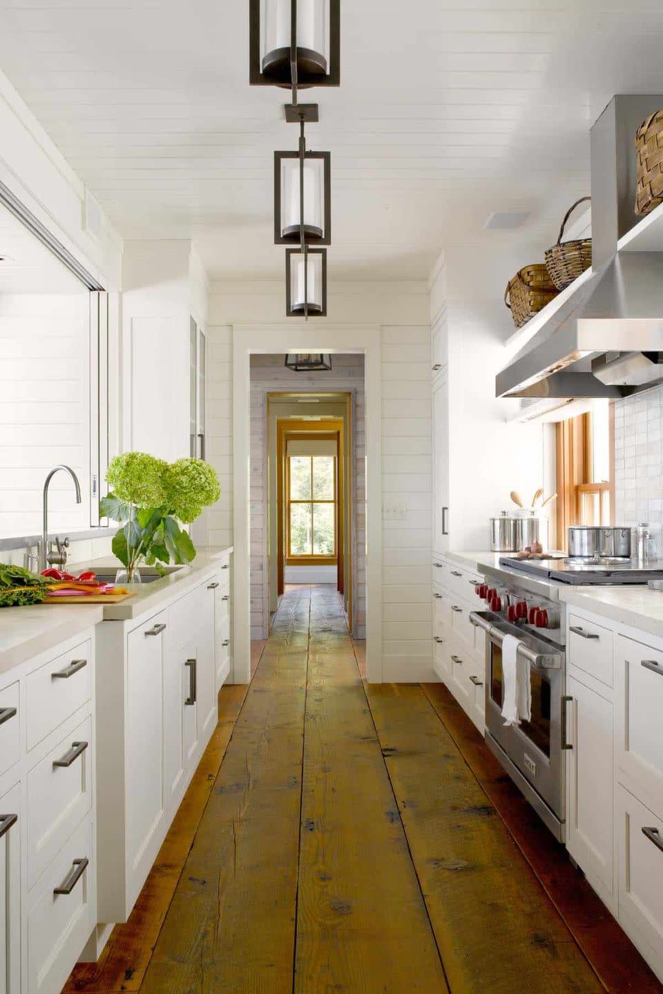 Rustic-Traditional Galley Kitchen