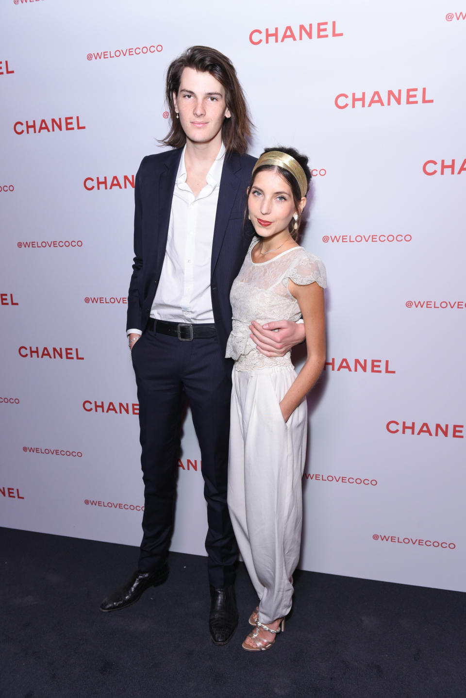 LOS ANGELES, CA - FEBRUARY 28:  Dylan Brosnan (L) and Avery Wheless attend Chanel Party to Celebrate the Chanel Beauty House and @WELOVECOCO on February 28, 2018 in Los Angeles, California.  (Photo by Presley Ann/Patrick McMullan via Getty Images)