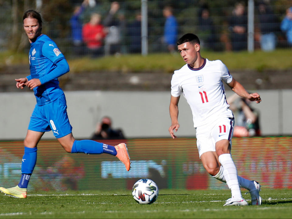 Phil Foden was sent home from the England squadAP