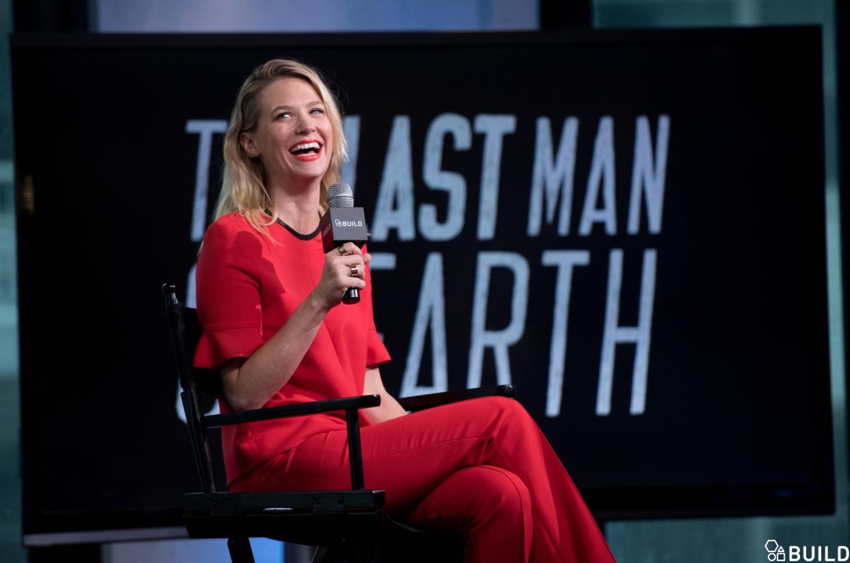 January Jones visits AOL Hq for Build on September 28 2016 in New York. Photos by Noam Galai