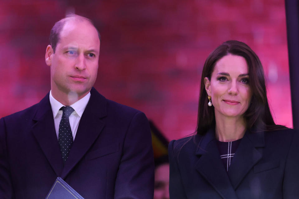 <p>Kate also wore <a href="https://www.shylajewellery.com/product-page/chunky-knot-baroque-pearl-earrings" rel="sponsored noopener" target="_blank" data-ylk="slk:Shyla London's Chunky Knot Baroque Pearl Earrings;elm:context_link;itc:0;sec:content-canvas" class="link ">Shyla London's Chunky Knot Baroque Pearl Earrings</a> with her ensemble, a brand she would wear again during the tour.</p> <p>The jewelry brand's Alice Blofeld tells PEOPLE, "We woke up to find we had so many orders for these two styles of earrings and they just kept coming, I was so confused. Then I checked Instagram and saw Kate Middleton in them, and I was like, 'Whoa, this is crazy!' To have the future Queen of England wearing jewelry that I've designed, I was a little bit teary-eyed."</p>