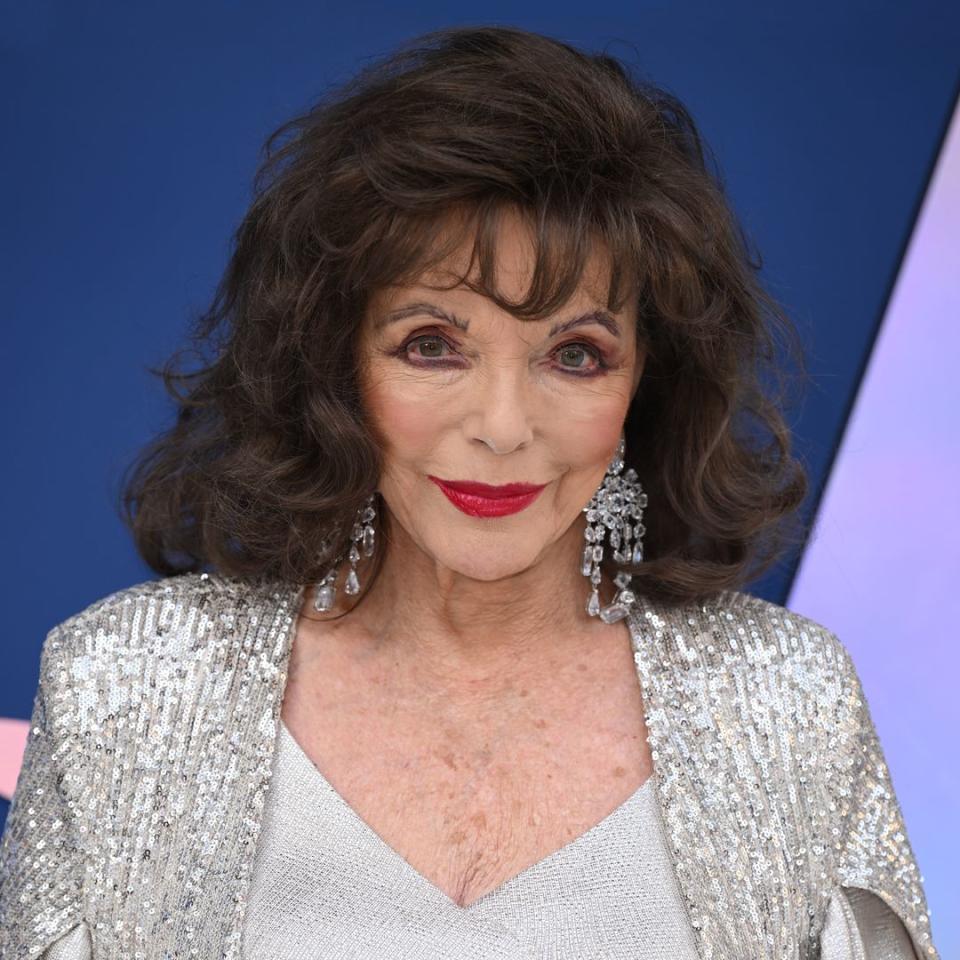 Joan Collins makes parenting confession alongside rare photo of children