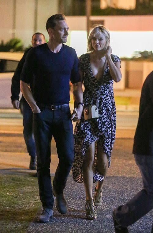 Taylor Swift is in Australia with Tom Hiddleston at the moment. Source: Splash