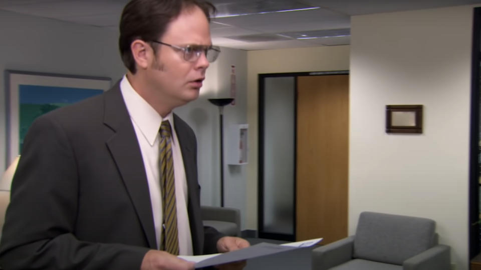Jim Faxes Dwight Messages From His Future Self