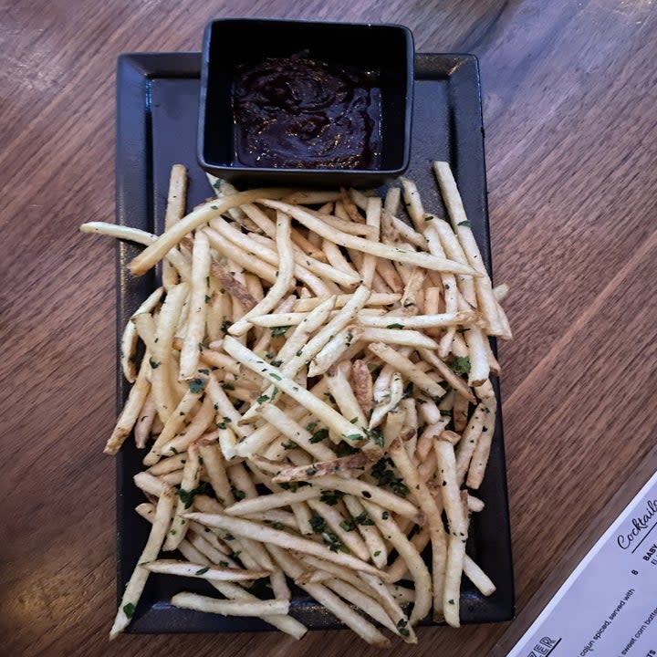 A photo of french fries on the table