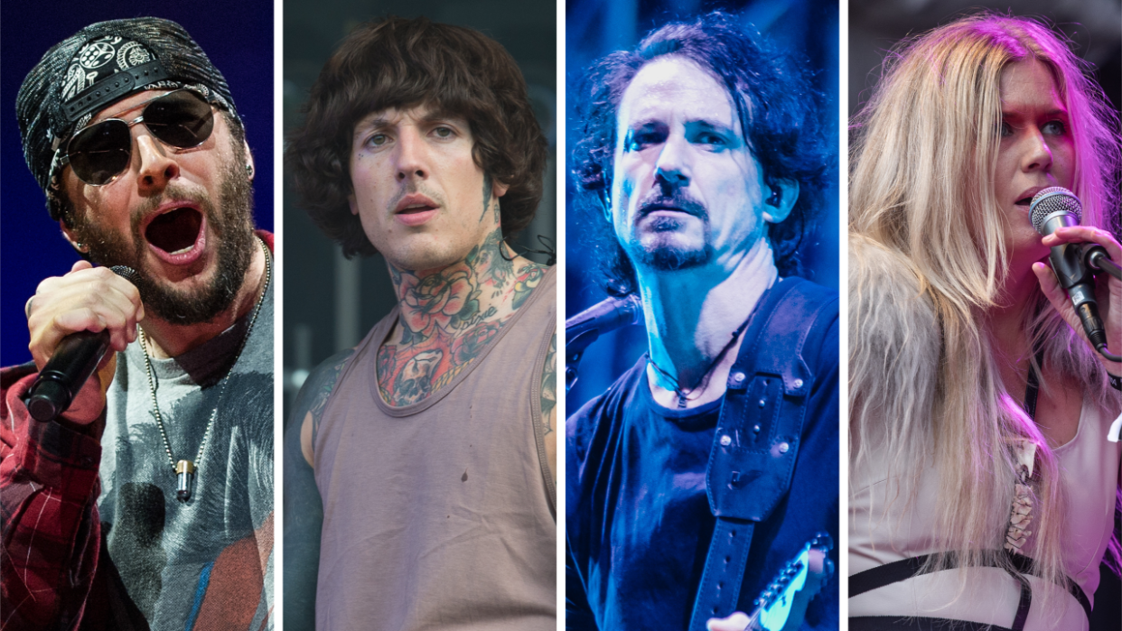  Photos of Avenged Sevenfold, Bring Me The Horizon, Gojira and Myrkur onstage. 