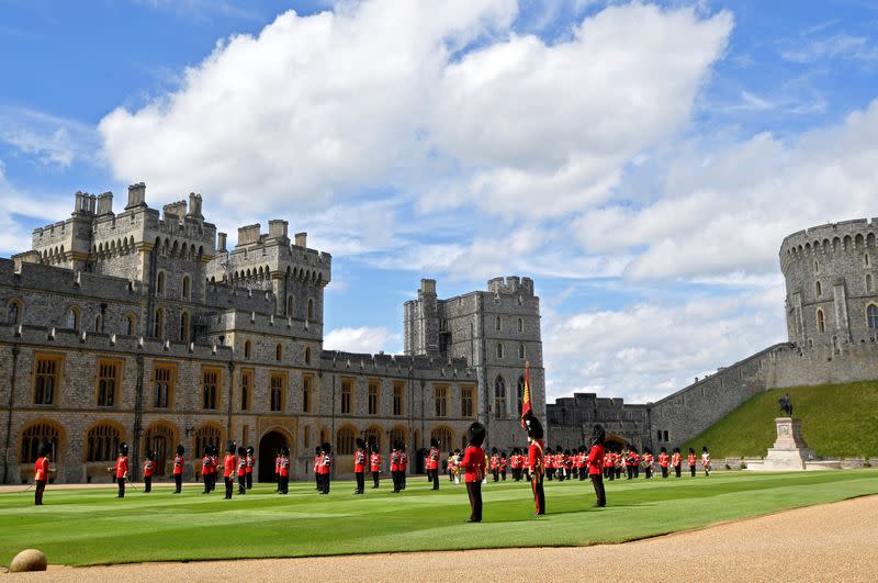 FILE PHOTO: Britain's Queen Elizabeth marks her official birthday in Windsor