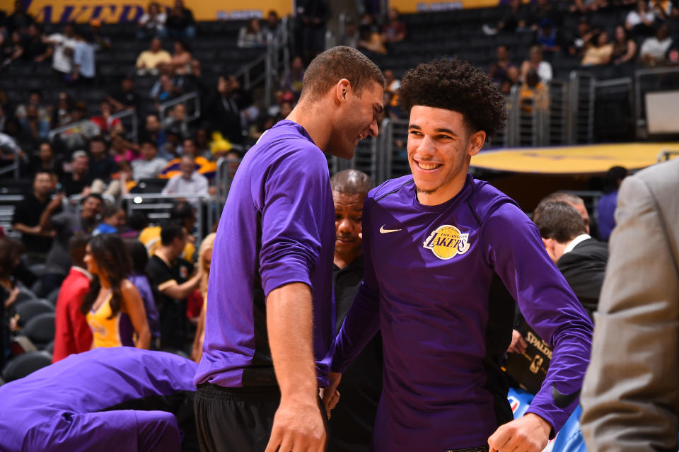 Lonzo Ball’s play at the point could put smiles on a lot of Lakers fans faces this year. (Getty)