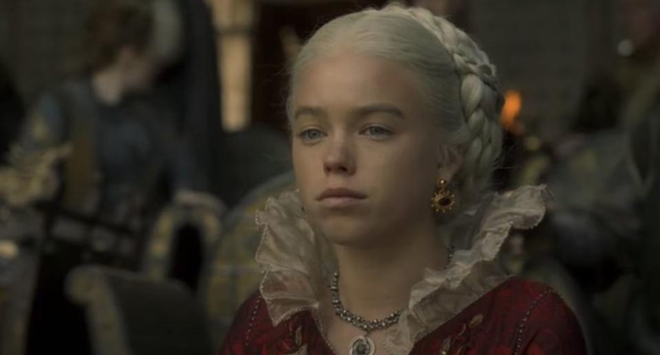 Emma D’Arcy como Princesa Rhaenyra Targaryen, protagonista da série 