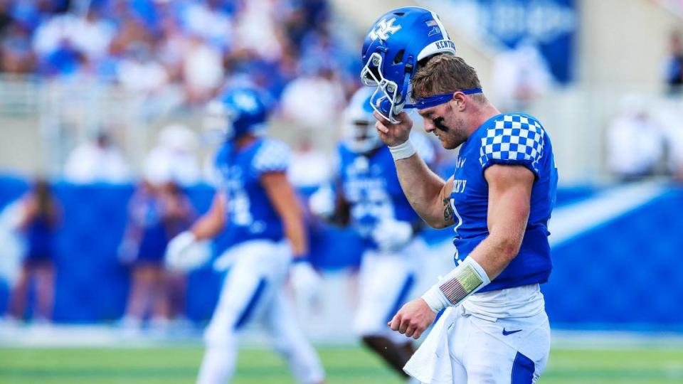 Kentucky quarterback Will Levis has thrown four interceptions through three games, but UK coaches say some of those errors were due to mistakes from receivers.