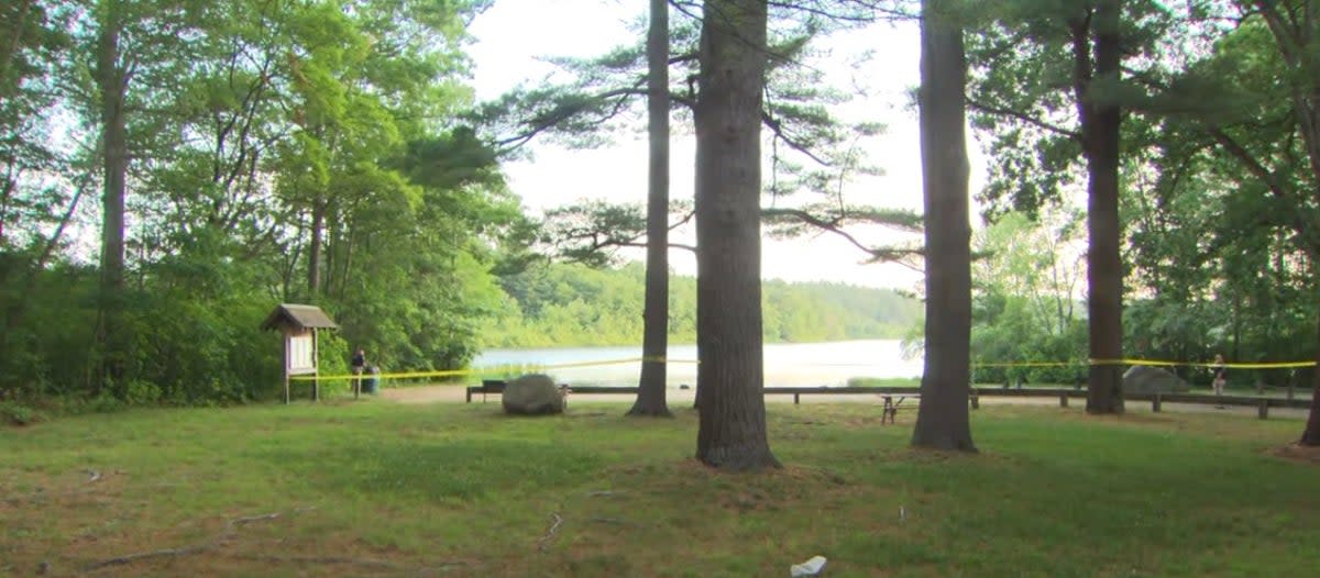 His father Scott was found by police floating in a pond outside Duxbury, (CBS Boston)