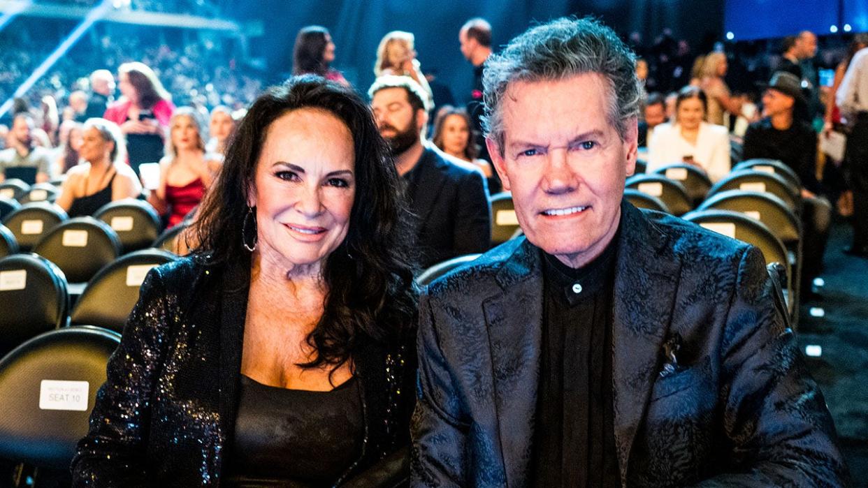 Randy Travis and wife Mary at an event