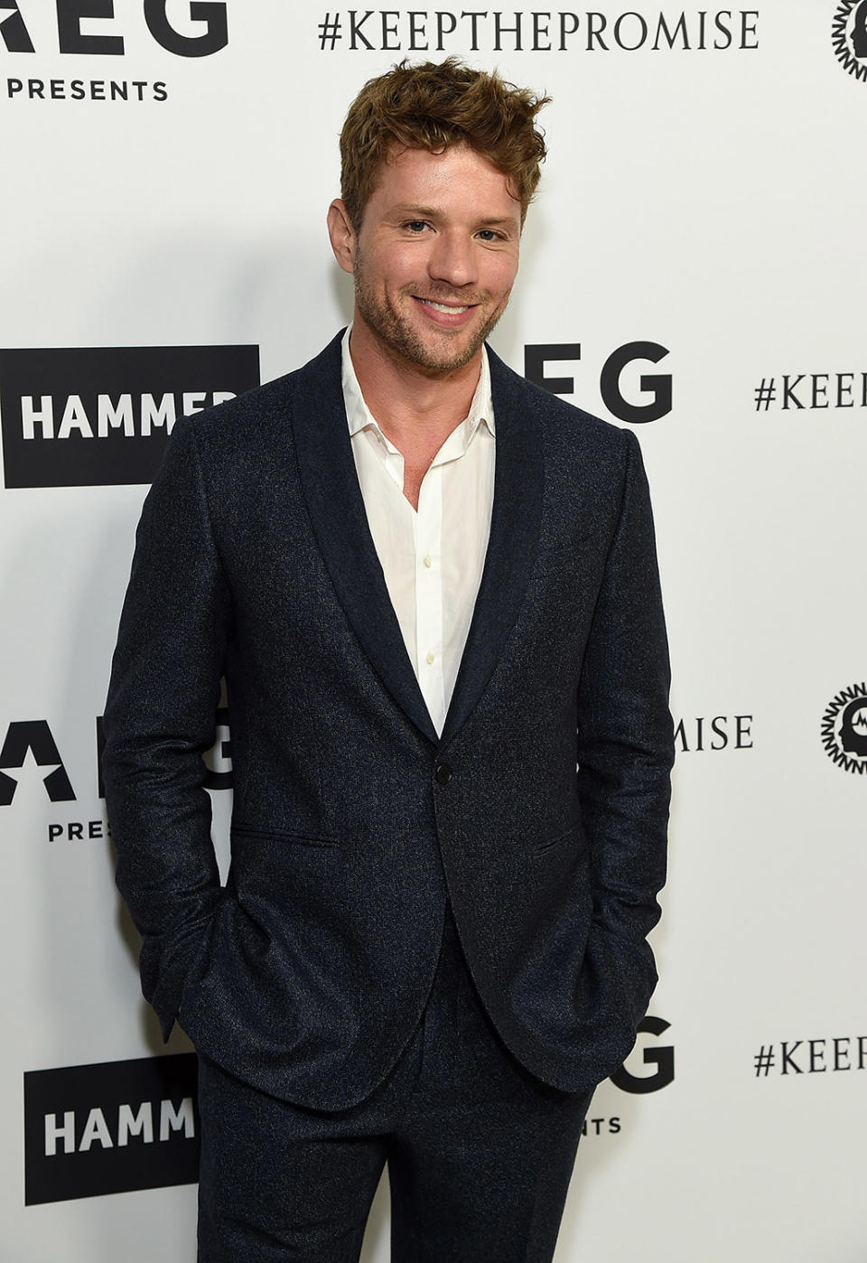 <p>L’acteur Ryan Phillippe est devenu papa à 23 ans. (Photo par Michael Kovac/Getty Images) </p>