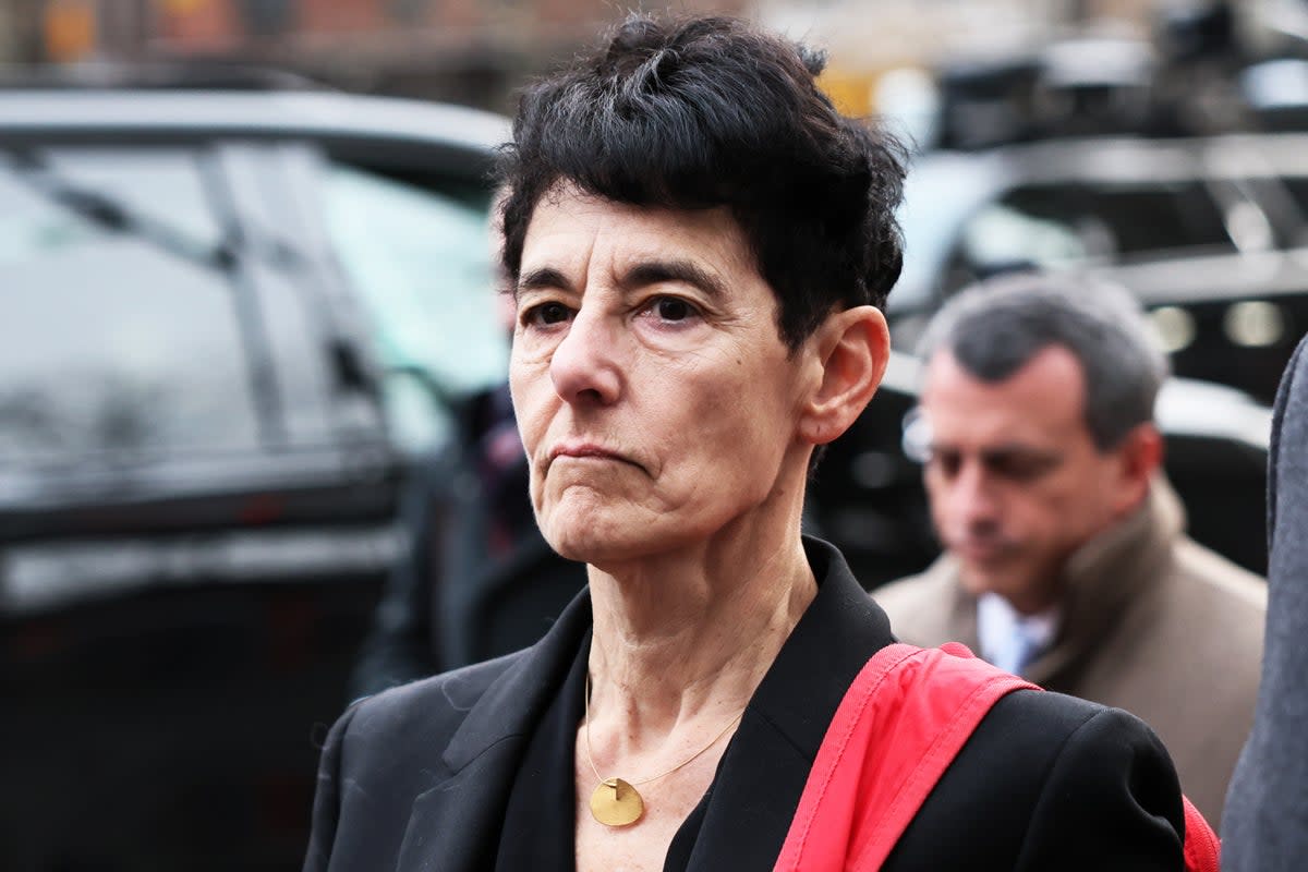 Barbara Fried, the mother of FTX founder Sam Bankman-Fried, arrives for his arraignment and bail hearings at Manhattan Federal Court on December 22, 2022 in New York City. (Getty Images)