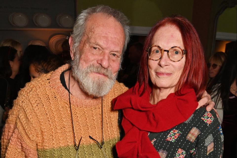 Jamie Dornan Hosts A Special Screening Of 'The Good Nurse' With Eddie Redmayne: Terry Gilliam and Maggie Weston (Dave Benett)