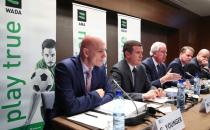 News conference of World Anti-Doping Agency in Lausanne