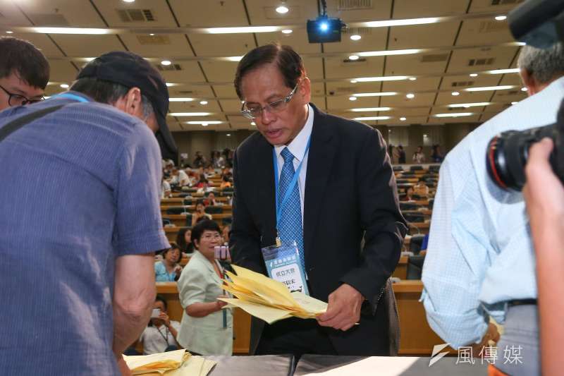 20190720-前民視董事長郭倍宏20日出席「喜樂島聯盟」政黨成立大會。（顏麟宇攝）