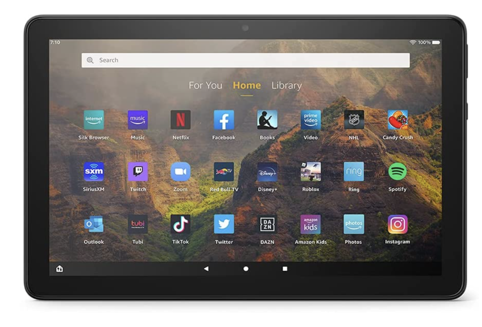 Fire HD 10 tablet (Photo via Amazon)