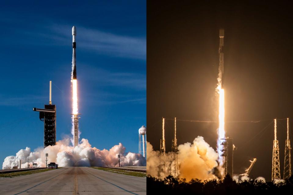 Two Falcon 9 rocket launches