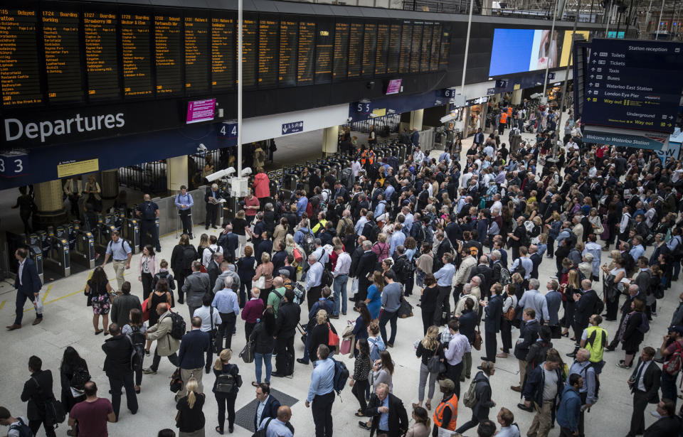 By contrast, Waterloo Station was named Britain’s busiest with almost 100 million passengers per year (Nigel Thompson/Creative Commons)