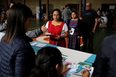 First round of presidential election in Guatemala