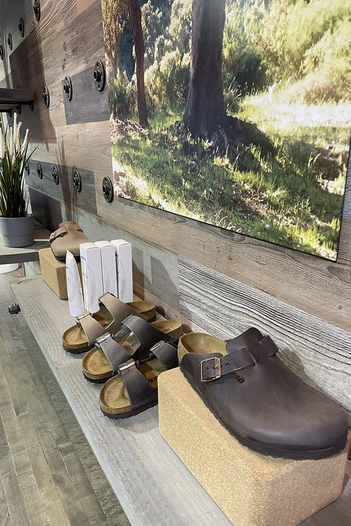 A look inside the Birkenstock pop-up at the Naperville Running Co. Annex door, which will remain open until June. - Credit: Courtesy of Naperville Running Co.