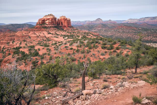 <p>Getty</p> Stock image of the Hiline trail in Sedona, Arizona