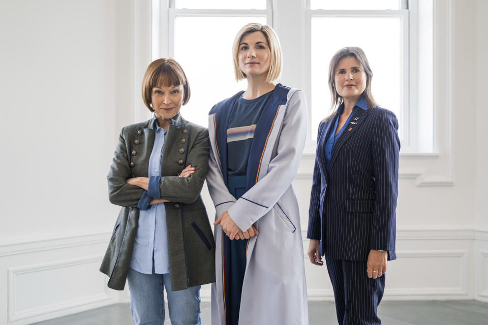 Doctor Who - The Power of the Doctor,23-10-2022,The Power Of The Doctor,TEGAN (JANET FIELDING), The Doctor (JODIE WHITTAKER) and ACE (SOPHIE ALDRED),BBC STUDIOS 2022,James Pardon