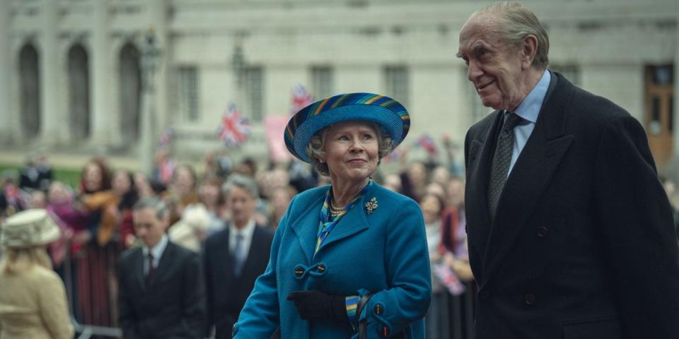 Imelda Staunton and Jonathan Pryce in The Crown (Justin Downing/Netflix)