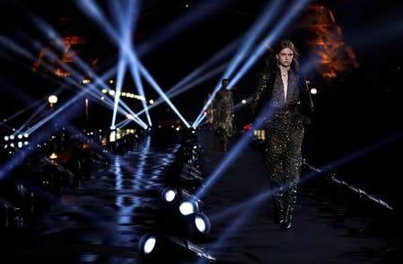 Saint Laurent Spring/Summer 2020 women's ready-to-wear collection show at Paris Fashion Week