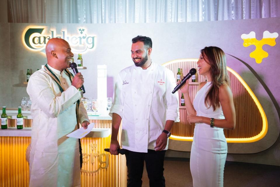 Penang born chef Mano Thevar won a Michelin star last year for his Singapore restaurant Thevar. ― Picture courtesy of Carlsberg Malaysia