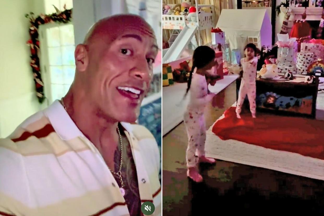 https://www.instagram.com/p/CmpARujPNDh/?hl=en — Dwayne Johnson Surprises Daughters with Guinea Pigs on Christmas: 'I Live for These Moments'