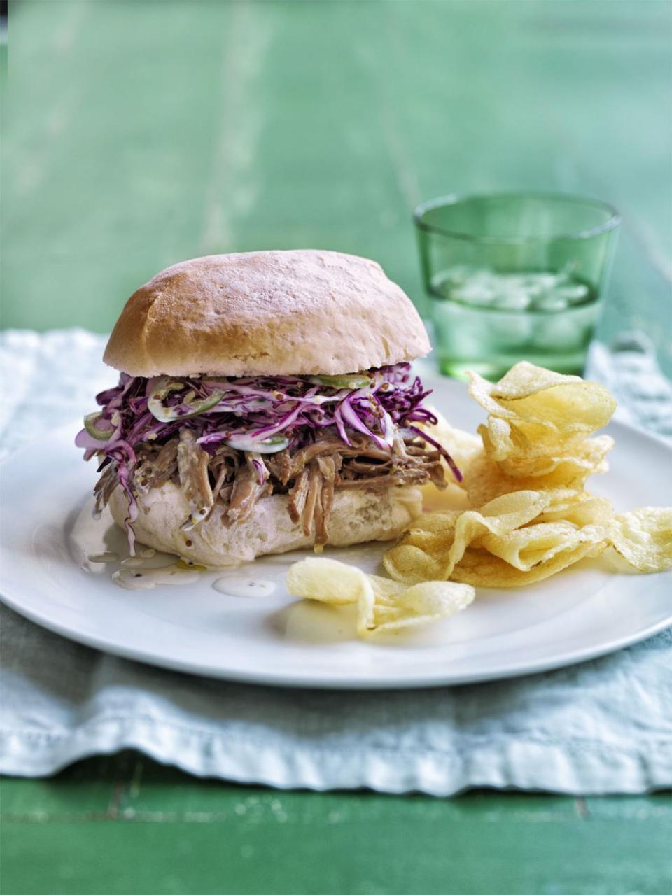 Zesty Pork and Slaw Sandwiches