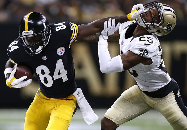 Antonio Brown is a bad dude. (Photo by Jonathan Bachman/Getty Images)