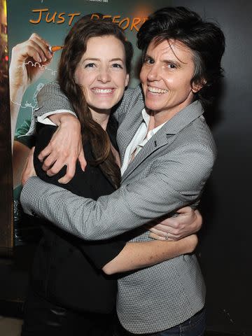 <p>Angela Weiss/Getty</p> Tig Notaro and Stephanie Allynne attend the Los Angeles Special Screening after party of "Just Before I Go" on April 20, 2015.