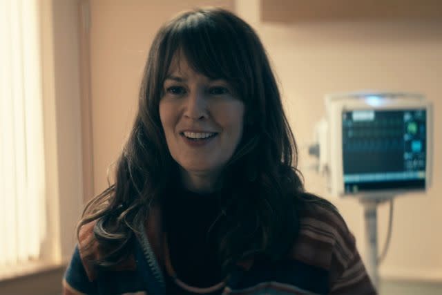 <p>Amazon Studios</p> Rosemarie DeWitt as Daphne Campbell on 'The Boys'.