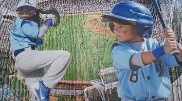 Josh Boria playing baseball in Puerto Rico.