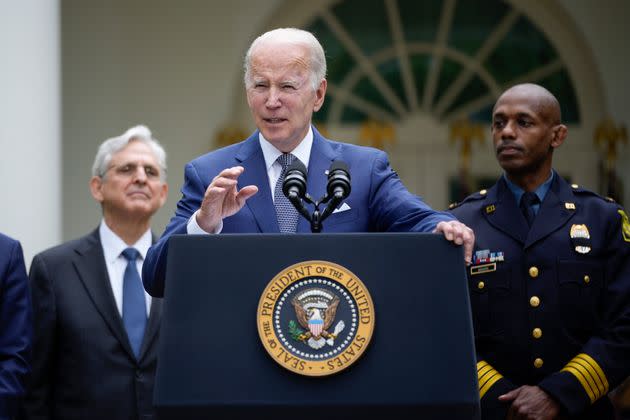 U.S. President Joe Biden speaks in the Rose Garden of the White House on May 13 in Washington, D.C. (Photo: Drew Angerer via Getty Images)