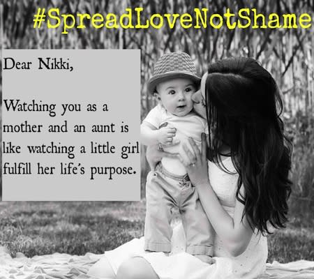 #SpreadLoveNotShame