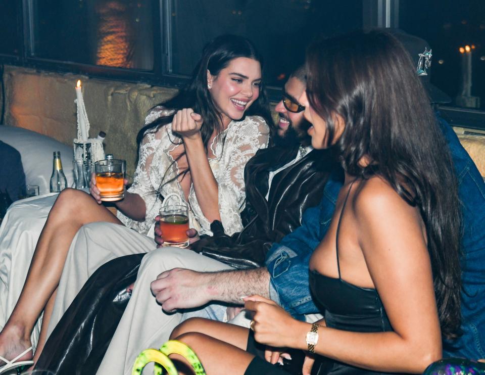 <h1 class="title">Kendall Jenner, Bad Bunny and guests at the Après Met 2 Met Gala After Party hosted by Carlos Nazario, Emily Ratajkowski, Francesco Risso, Paloma Elsesser, Raul Lopez and Renell Medra on May 6, 2024 in New York, New York. (Photo by Aurora Rose/WWD via Getty Images)</h1><cite class="credit">WWD/Getty Images</cite>