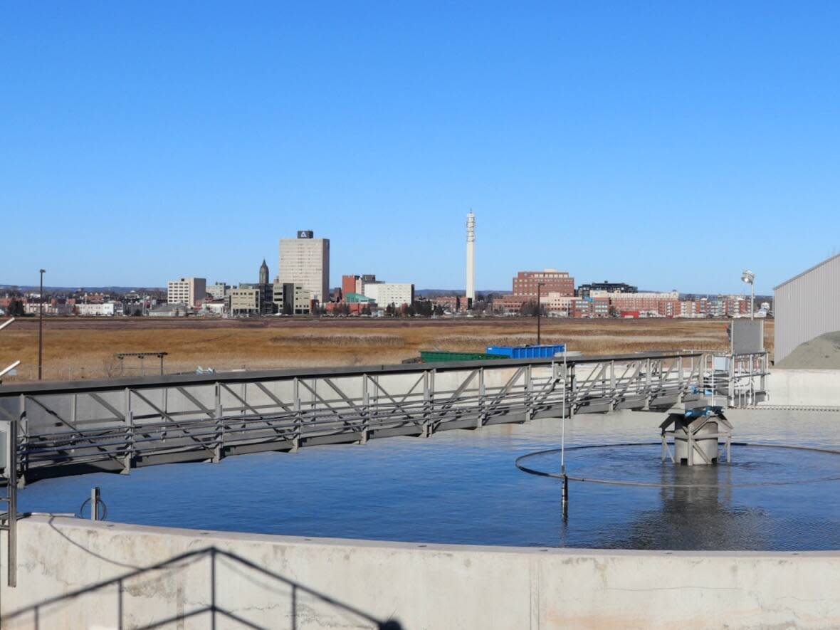 The TransAqua facility treats wastewater from Moncton, Dieppe and Riverview.  (Shane Magee/CBC - image credit)