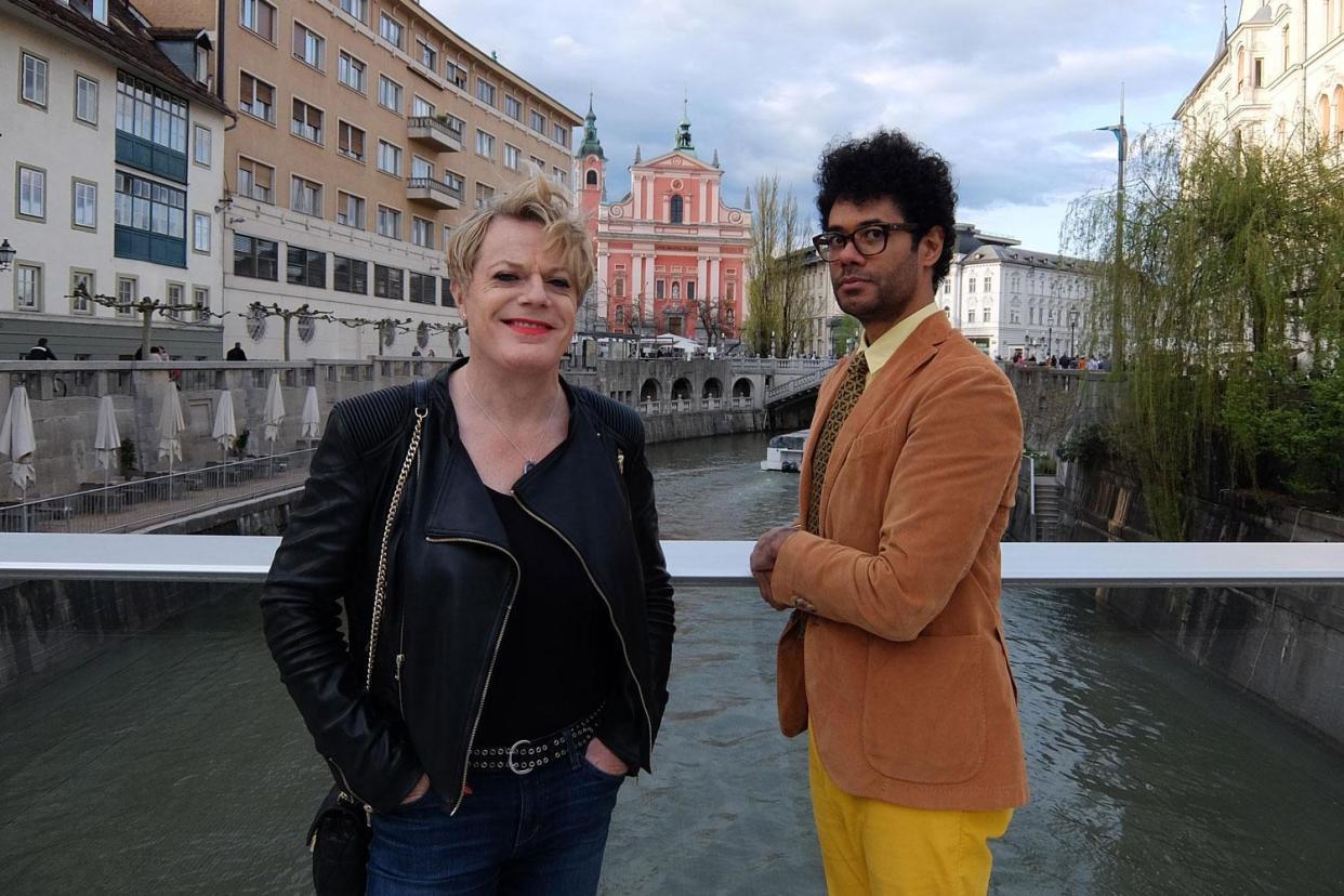 Slovene dreams: Eddie Izzard and Richard Ayoade take a trip to Ljubljana: Channel 4