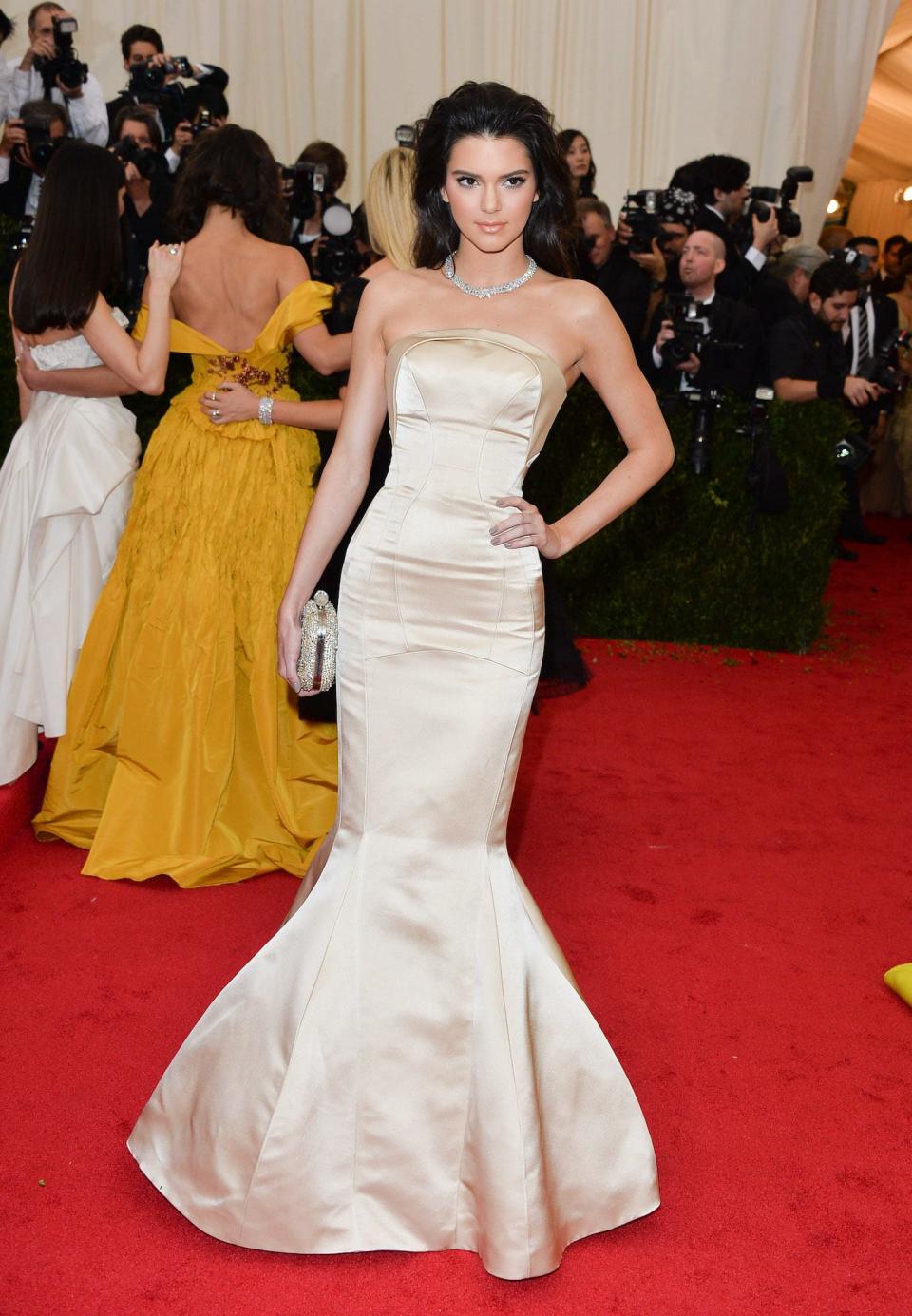 Kendall Jenner at the Met Gala in New York City on May 5, 2014.